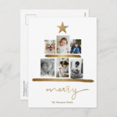 Foto Gold Tree Collage Frohe Weihnachten 2020 (Vorne/Hinten)