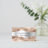 Foto Goldbarren-Aroma-Marmor qr-Code Visitenkarte (Stehend Vorderseite)