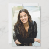 Foto Golden Blue Nursing School Graduation Party Einladung (Rückseite)