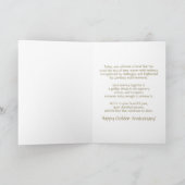Foto Goldene Hochzeit 50 Jahre Karte (Innenseite)