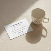 Foto Goldrahmen verlobte Ankündigungskarte Party Dankeskarte