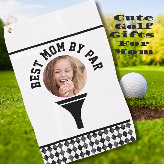 Foto Golf Ball Best Mama Par Golf Handtuch