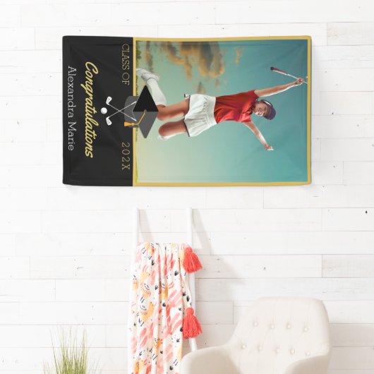 Foto Golf Gratulation Graduate Banner (Insitu)