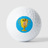 Foto Golf individuelle Name Monogramm Golfball (Vorderseite)