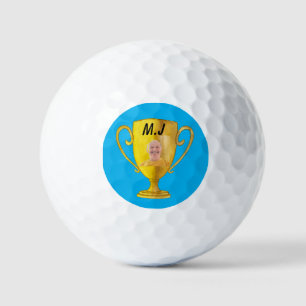 Foto Golf individuelle Name Monogramm Golfball