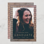 Foto Grad Ankündigung (Vorne/Hinten)