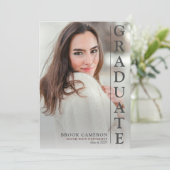 Foto Grad Klasse 2024 Einladung (Stehend Vorderseite)