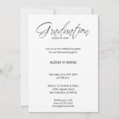 Foto Grad Whimsical Modern Calligraphy Abschluss (Rückseite)