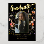 Foto-Gradrate-Studium-Party-Skript Folieneinladung (Vorderseite)