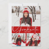 Foto Graduate 3 Abschluss Ankündigung (Vorderseite)