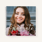 Foto Graduate Best Wishingbuch Notizblock (Vorderseite)
