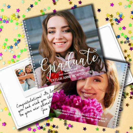 Foto Graduate Best Wishingbuch Notizblock