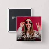 Foto Graduate Celebration Button (Vorne & Hinten)
