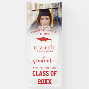 Foto Graduate Class of 20XX Abschluss Door Banner
