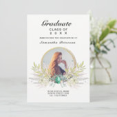 Foto Graduate Einladung (Stehend Vorderseite)