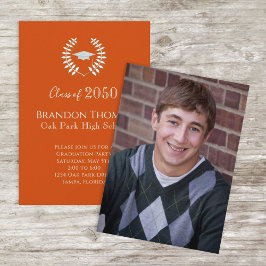 Foto Graduate Modernes, einfaches Design Einladung