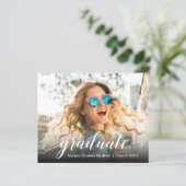 Foto Graduate Party Einladungen (Stehend Vorderseite)