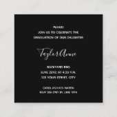 Foto Graduation Party Begleitkarte (Rückseite)