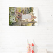 Foto Graduation Party Custom Modern Sign Banner (InSitu)