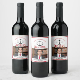 Foto Graduation Party der Red Black Law School Weinetikett