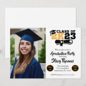Foto Graduation Party Einladung (Vorne/Hinten)