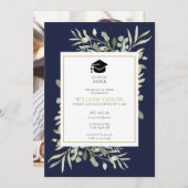 Foto Graduation Party Einladung (Vorne/Hinten)