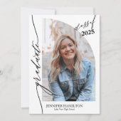 Foto Graduation Party Einladung Ankündigung (Vorderseite)