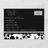 Foto Graduation Party Einladung Postkarten (Rückseite)