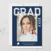 Foto Graduation Party Elegante Moderne Skripte (Vorderseite)