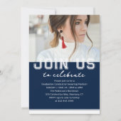 Foto Graduation Party Elegante Moderne Skripte (Rückseite)