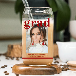 Foto Graduation Party Elegante Moderne Skripte Dosenglas