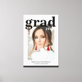 Foto Graduation Party Elegante Moderne Skripte Leinwanddruck