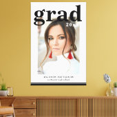 Foto Graduation Party Elegante Moderne Skripte Leinwanddruck (Insitu (Wohnzimmer))