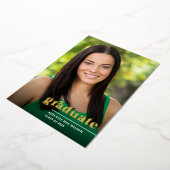 Foto Graduation Party Folieneinladung (Gedreht)