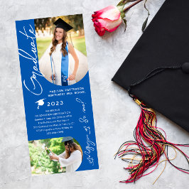 Foto Graduation Party Modernes, elegantes Skript Einladung