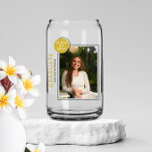 Foto Graduation Party Modernes Script Black Gold Dosenglas