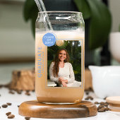 Foto Graduation Party Modernes Script Blue Dosenglas