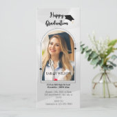 Foto Graduation Party Telefonische Einladungen (Stehend Vorderseite)