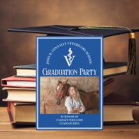 Foto-Graduationspartei der Blue Veterinary School