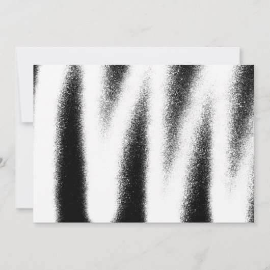 Foto-Graduationspartei für weißes Spray Einladung (Rückseite)