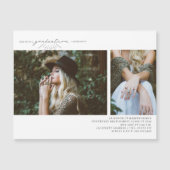 Foto-Graduationspartei (magnetisch) Magnetkarte (Vorderseite)