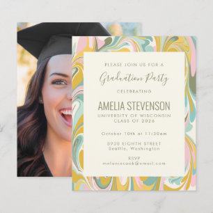 Foto-Graduierungspartei "Budget Pastel Art" lädt e