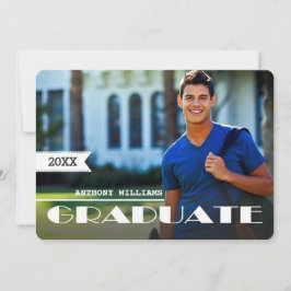 Foto-Graduierungspartei Einladung