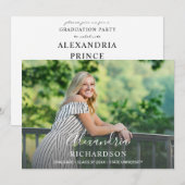 Foto-Graduierungspartei für Skriptnamen von Mod Einladung (Vorne/Hinten)