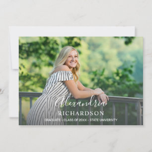 Foto-Graduierungspartei für Skriptnamen von Mod Einladung