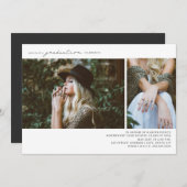 Foto-Graduierungspartei gemäß Artikel 2 Einladung (Vorne/Hinten)