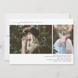 Foto-Graduierungspartei gemäß Artikel 2 Einladung