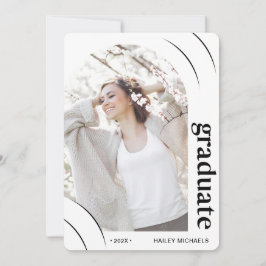 Foto-Graduierungsparty Invita Einladung