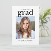 Foto Grand Ankündigung von Schwarz und Weiß (Stehend Vorderseite)