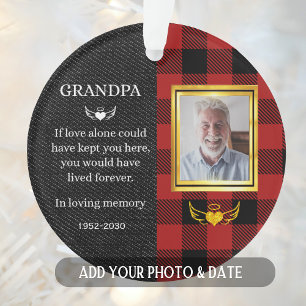 Foto Granddad Zitat Personalisiert Ornament